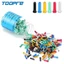 AWNGD 50 Mũ Kết Thúc Cáp Xe Đạp, Nhiều Màu Nhôm Phanh Xe Đạp Dây Cuối Mũ, TOOPRE Phụ Kiện Xe Đạp Cho Xe Đạp Đường Bộ MTB