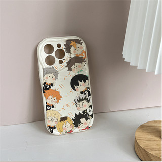Anime Haikyuu Bóng Chuyền Bé Trai Dành Cho Samsung Galaxy A06 A05 A05S A34 A53 A33 A52 A21S A22 A23 A72 A73 A13 A12 A31 A51 A71 A04E A04 A50 A30 A04S A03 Core M54 Vỏ Điện Thoại Vồng Cạnh