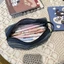 Mới Denim kitty Hộp Đựng Bút Chì Hoạt Hình Dễ Thương Văn Phòng Phẩm Hộp Bảo Quản Di Động Dung Tích Lớn Hộp Đựng Bút Chì