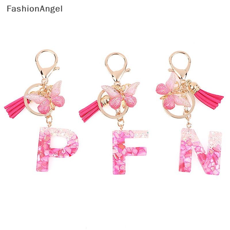 FashionAngel Thời Trang DIY A-Z Chữ Móc Khóa Kim Loại Pendent Nữ Chìa Khóa Xe Hơi Đơn Giản Tên Chìa Khóa Tiệc Quà Tặng Trang Sức VN