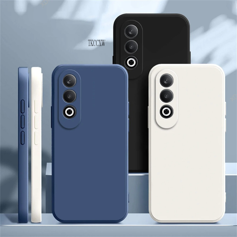 Ốp Điện Thoại Chính Hãng Cho OPPO K12 X K12X 5G Vỏ Bảo Vệ Camera Vuông Silicon Mềm Đơn Giản Cổ Điển Ốp Lưng Funda