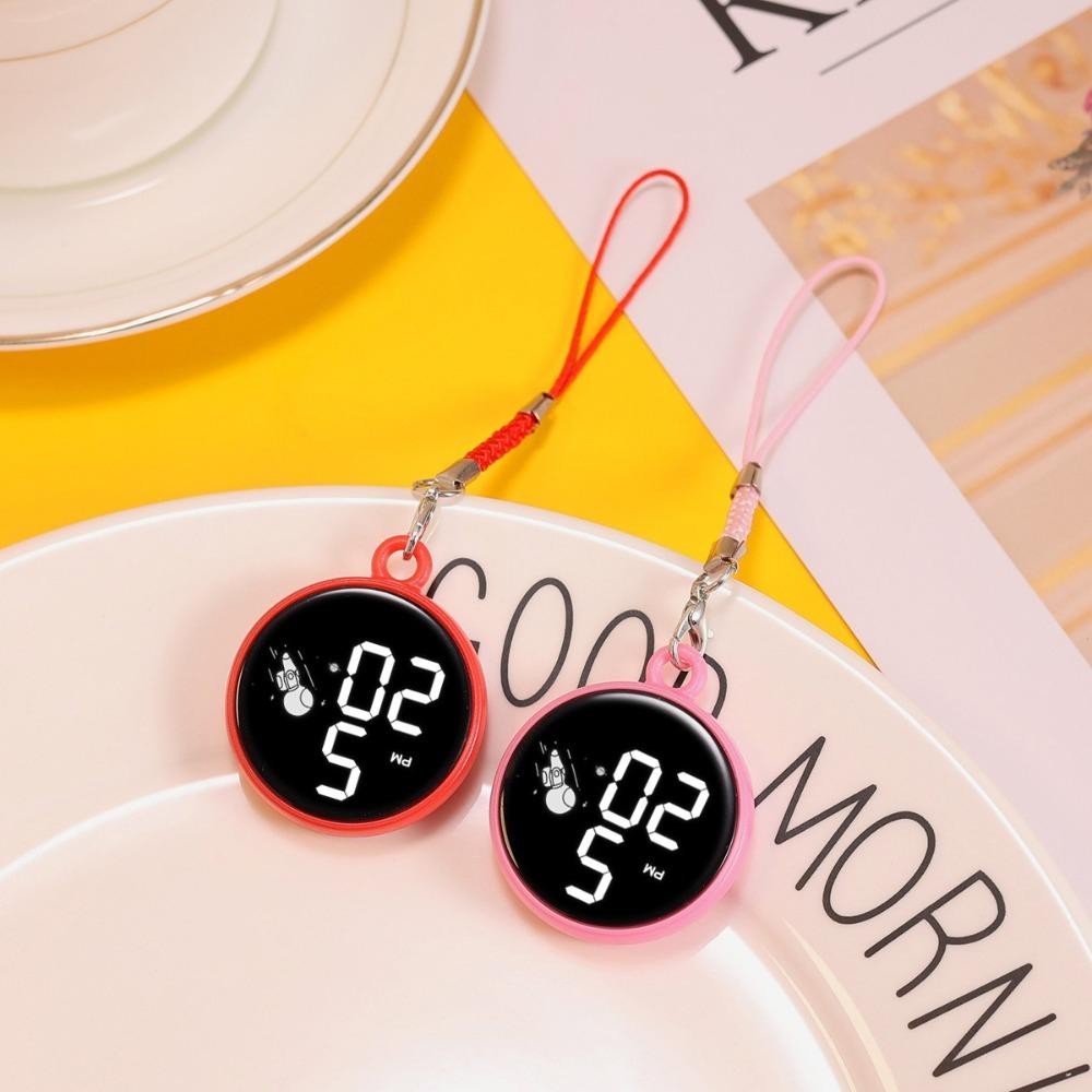 Đồng hồ học sinh GETVOW, Đồng hồ móc khóa chống nước màn hình cảm ứng, Đèn LED di động Đa chức năng Đồng hồ móc khóa học sinh