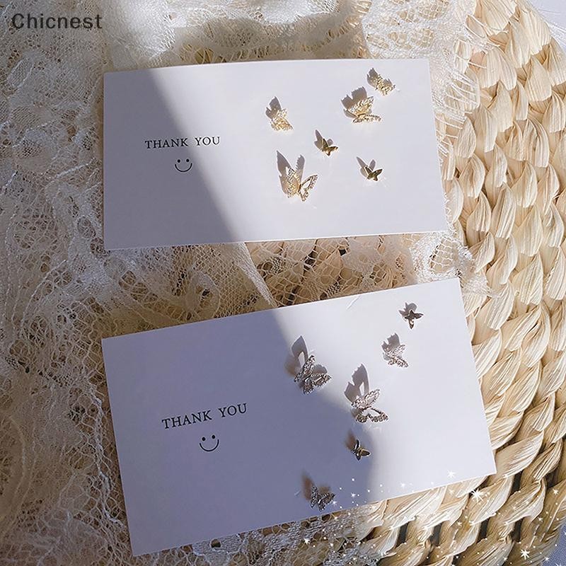 [Chc] 6 Cái / bộ Bộ Bông Tai Pha Lê Đơn Giản Dành Cho Nữ Bông Tai Zircon Tiệc Cưới Phụ Kiện Trang Sức Đính Hôn [VN]
