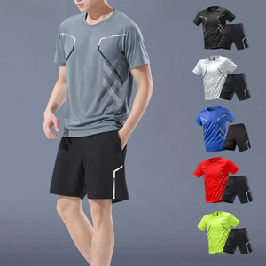Bộ thể thao thoáng khí dáng rộng dành cho nam mới M-5XL