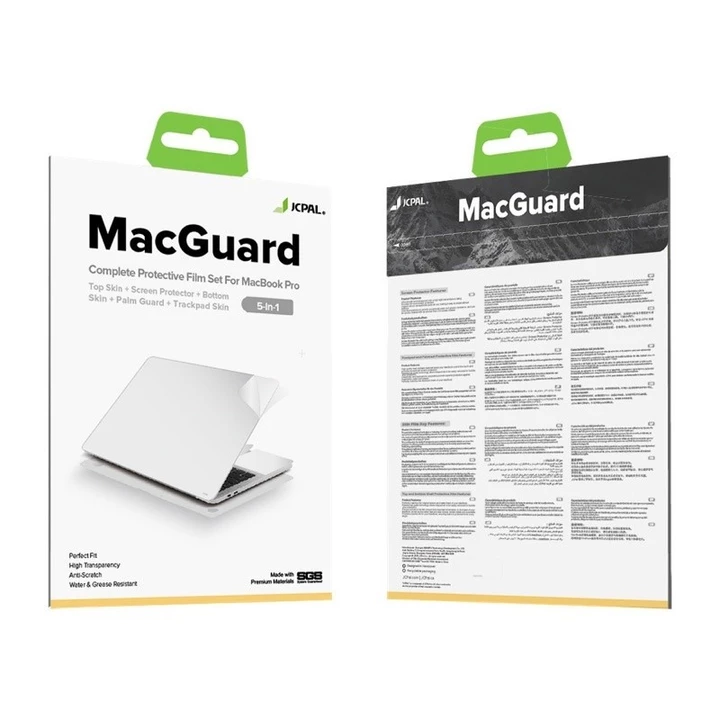 combo dán Mac Air M2 15 inch JCPAL 3m 5 in1 cho Macbook Air/ Macbook Pro 13 inch m1/m2 tại Nguyễn Gia group