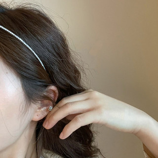 Phong Cách Cổ Điển Cực Nhấp Nháy Kim Cương Băng Đô Phong Cách Mỹ Nữ Đơn Giản Băng Đô Phong Cách Cổ Tích Thanh Lịch Phụ Kiện Tóc