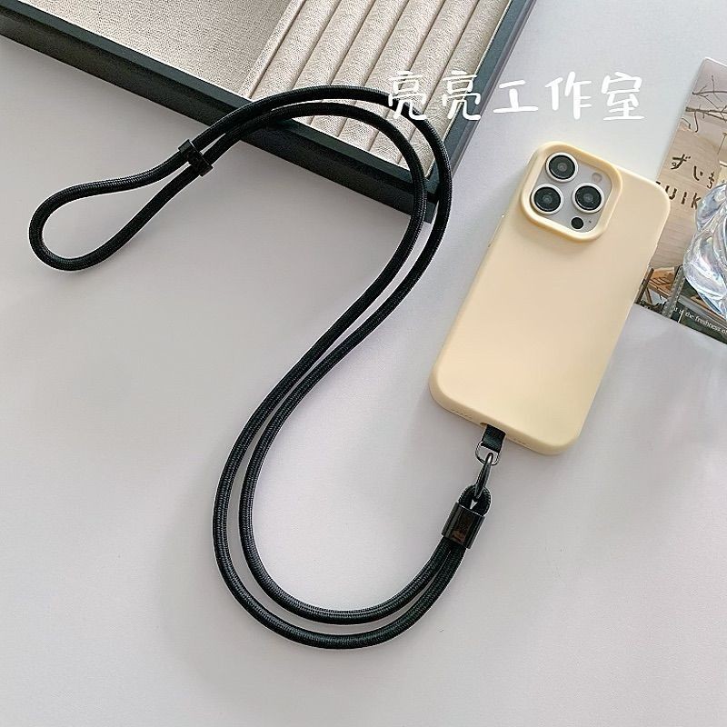 Phụ Kiện Điện Thoại Di Động Thời Trang Đơn Giản Màu Trơn Điện Thoại Di Động Liên Kết Đeo Ngang Mạnh Chống Sốc Có Thể Điều Chỉnh Dây Đeo Ngang ccd Dây Đeo Camera S