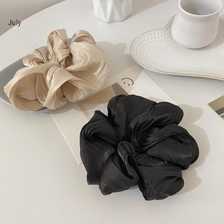 JULYHOT 2025 Xuân Hè Phong Cách Mới Nữ Lụa Satin Scrunchies Hàn Quốc Nữ Cô Gái Co Giãn Tóc Đuôi Ngựa Giữ Phụ Kiện Tóc Massivedeals
