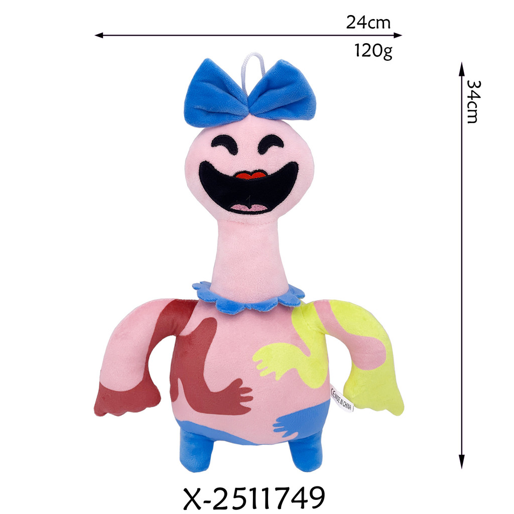 Poppy Playtime 4 Đồ chơi sang trọng Nhồi bông mềm Huggy Wuggy Plushie Nhân vật, Quà tặng sinh nhật/Giáng sinh cho bé