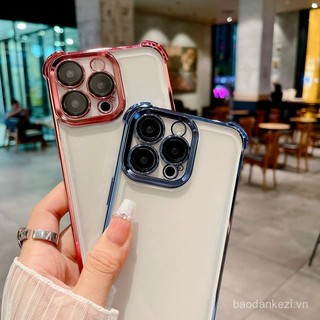 Honor 100 Ốp lưng điện thoại dành cho Honor 200 100 90 80 70 60 50 SE Pro Ốp lưng bảo vệ máy ảnh mạ điện màu mềm gây sốc TPU trong suốt