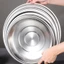 Vỏ nắp nồi tròn GILL, Bộ phận nồi 28 / 32 / 36 / 40cm Vỏ nồi bằng thép không gỉ, Bền đa năng có núm Chảo rán Hộ gia đình