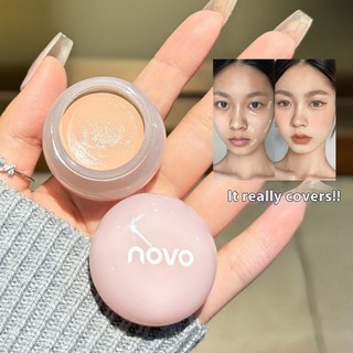 Novo Light Makeup Traceless Monochrome Concealer Nhẹ Tinh tế và tự nhiên Sửa đổi Kem che khuyết điểm Newcomer
