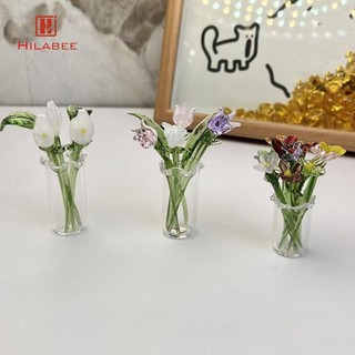 Bình Thủy Tinh Nhỏ Sắp Xếp Hoa Hộp Đựng Trang Trí Sưu Tập Trang Trí Ấm Hoa Thanh Lịch Cho Bàn Gia Đình Trung Tâm