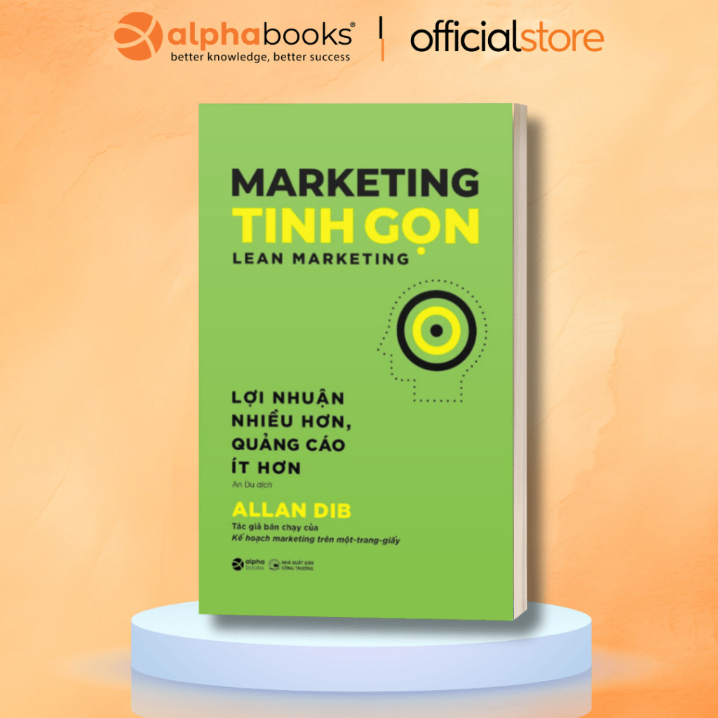 Sách - Lẻ/Combo: Marketing Tinh Gọn - Lợi Nhuận Nhiều, Quảng Cáo Ít Hơn + Kế Hoạch Marketing Trên Một Trang Giấy