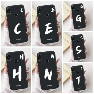 Dành Cho Asus Zenfone Max Pro M2 Ốp Lưng ZB631KL ZB630KL ZB633KL X01BDA Vỏ Chống Sốc Chữ Dễ Thương Đen Silicone TPU Mềm Ốp Lưng