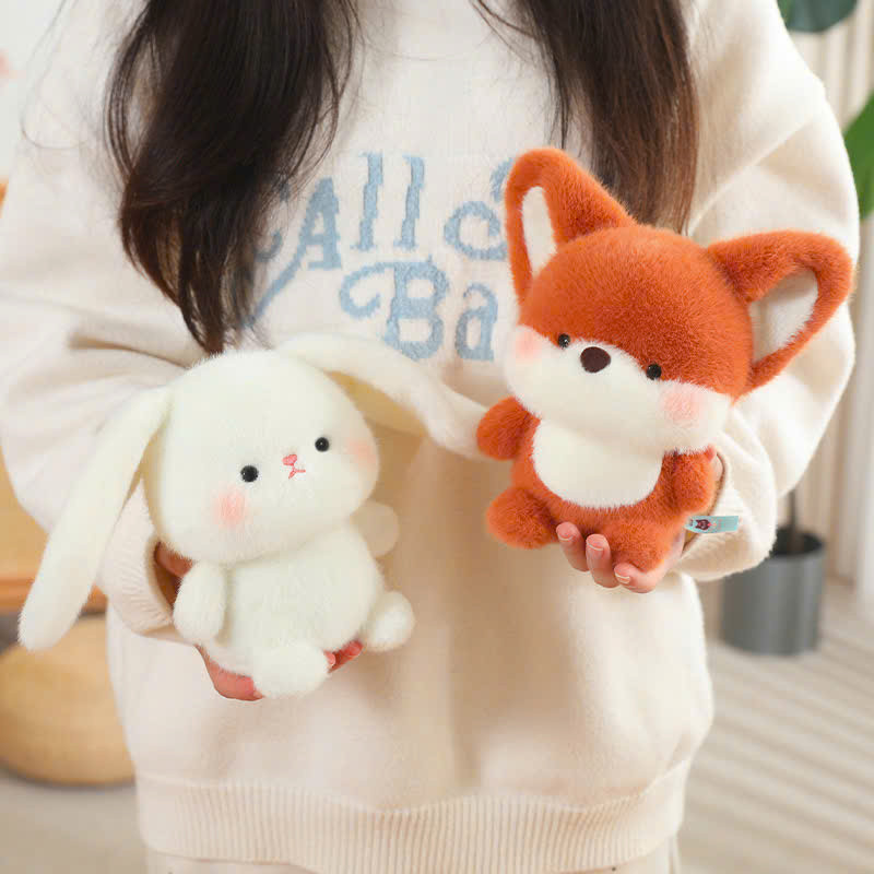 Gấu bông mini các loại động vật heo, gà, cún, chim cánh cụt, voi, cáo, chồn, gấu trúc, thỏ, cừu...