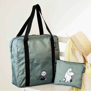 Tạp Chí Nhật Bản Phụ Kiện Túi Moomin Có Thể Gập Lại Túi Du Lịch Có Thể Che Hành Lý Lưu Trữ Vật Thể Nhỏ Túi Tote Du Lịch Khoảng Cách Ngắn
