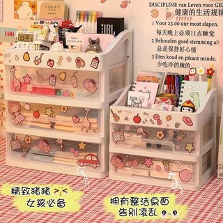 Hộp đựng đồ để bàn trong suốt, dung lượng lớn, dễ sử dụng