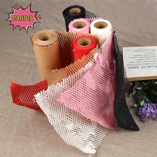 Giấy tổ ong PNPIA 30CMX5M, Giấy đóng gói đệm chống sốc, Giấy Kraft bảo vệ môi trường có thể phân hủy Cửa hàng đóng gói hoa
