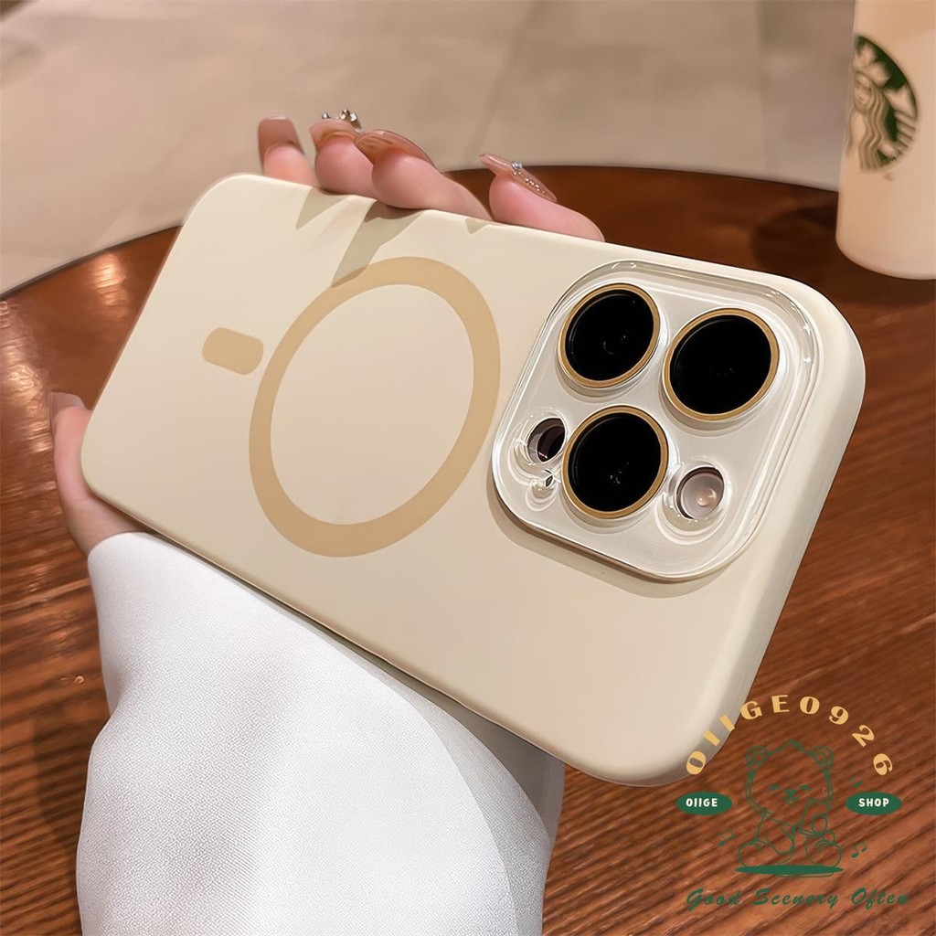 Macaroon màu lỏng da cảm giác từ tính Vỏ điện thoại iphone16 Pro Max 15 14 13 12 11 vỏ cho vỏ iPhone Vỏ mềm silicon TPU chống sốc