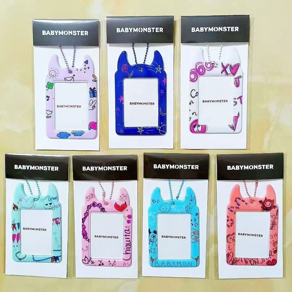 Babymonster [Babymons7er] Cửa hàng bật lên Photocard Holder Md Idol Kpop