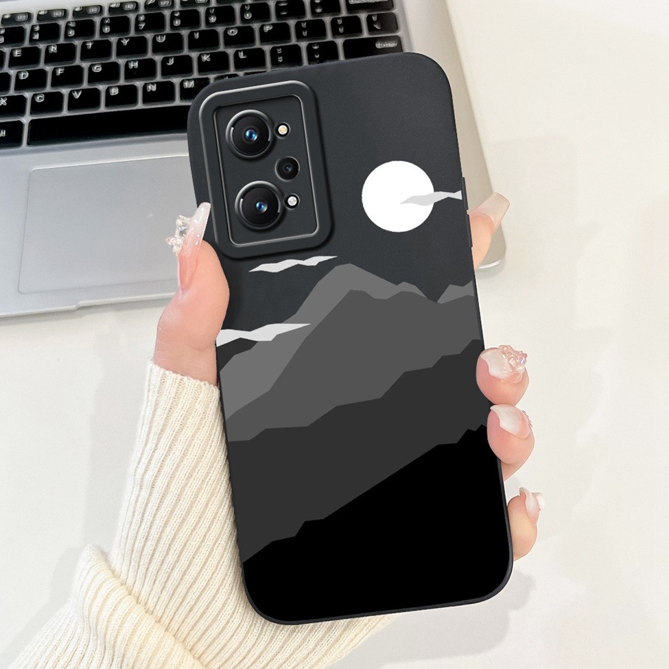 Dành Cho Realme GT Neo2 Ốp Lưng RMX3370 Mèo Gấu Trúc Dễ Thương Thời Trang Silicon Ốp Lưng Cho Realme GT Neo 2 Ốp lưng Chống Sốc