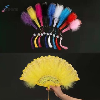 Quạt gấp YOWEI Lolita Nhật Bản Cô gái cổ tích ngọt ngào Dark Court Dance Hand Fan VN