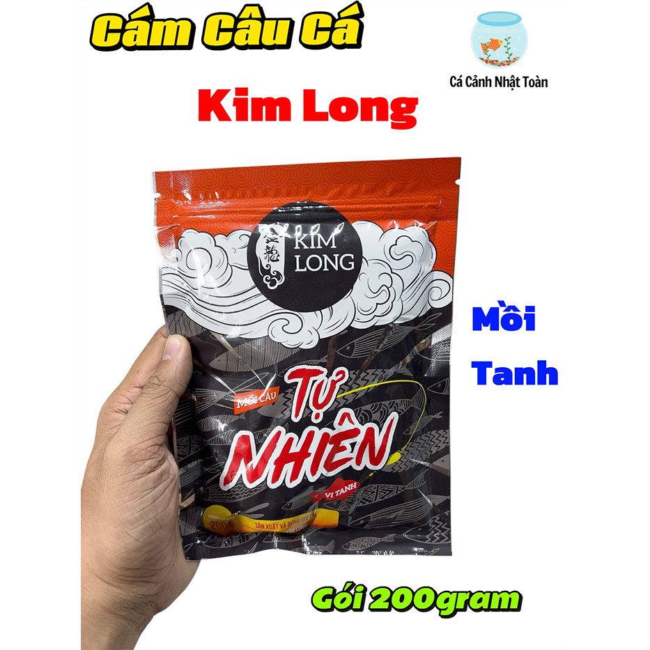 Cám Kim Long Tự Nhiên Mồi Tanh Câu Cá (Gói 200gram)