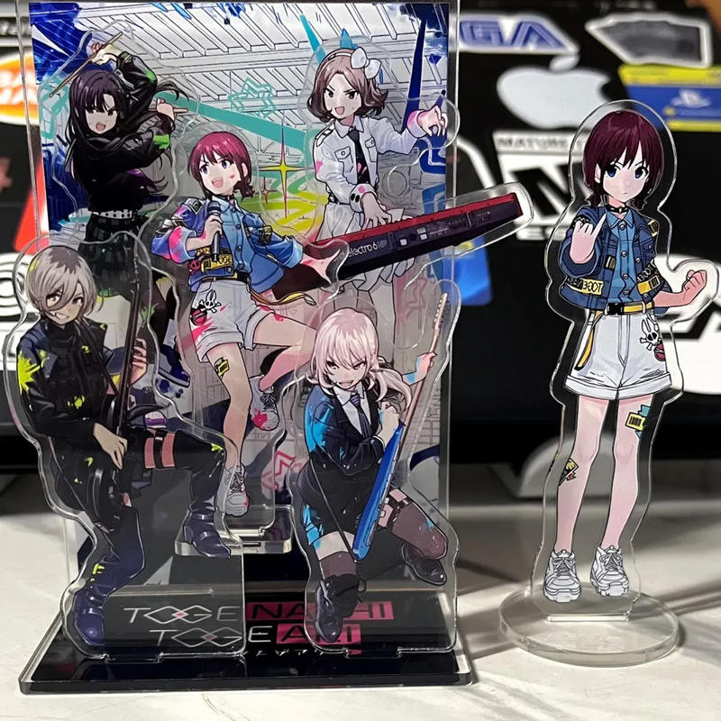 Girls Band Cry Acrylic Standee Trang trí máy tính để bàn, Chân đế nhân vật ban nhạc Anime, Nghệ thuật 2D chất lượng cao, Món quà hoàn hảo cho bạn bè và những người thân yêu