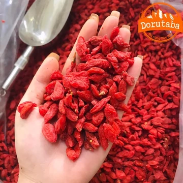 Câu kỷ tử, kỷ tử đỏ hữu cơ Ninh Hạ chính gốc loại 1 sấy khô (200g, 500g, 1kg). Kỉ tử, kỳ tử, kì tử đỏ ngọt organic