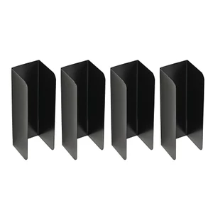 Exhila Bộ 4 Khuôn Bánh Mì Thép Carbon Hình Dạng Tinh Tế Xử Lý Khuôn Nướng Bánh Để Nướng Thịt Heo Hoàn Hảo Chop Buns Tại Nhà