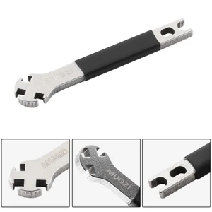 Tmoy Ba Xe Đạp Nói Cờ Lê Cho 3.3 3.4 3.5MM Nói Núm Vú Sửa Chữa Tẩy Xe Đạp Bánh Xe Nói Căng Thẳng Điều Chỉnh Công Cụ TCVN
