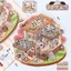 Enwei 3 Cái [Dòng Ngôi Nhà Tuyệt Vời] Nhãn Dán Tạp Chí Dễ Thương 3D Nhãn Dán Chống Thấm Nước Giấy Thêu Sò Chất Liệu Sổ Lưu Niệm Bộ