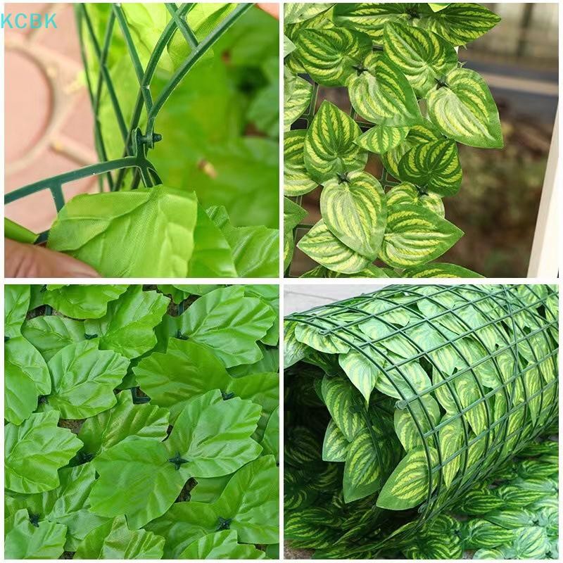 [Kc] Tấm hàng rào lá xanh nhân tạo Ivy Hedge Màn hình hàng rào bảo mật giả cho gia đình Trang trí ban công sân vườn ngoài trời 0,5X3m [BK]