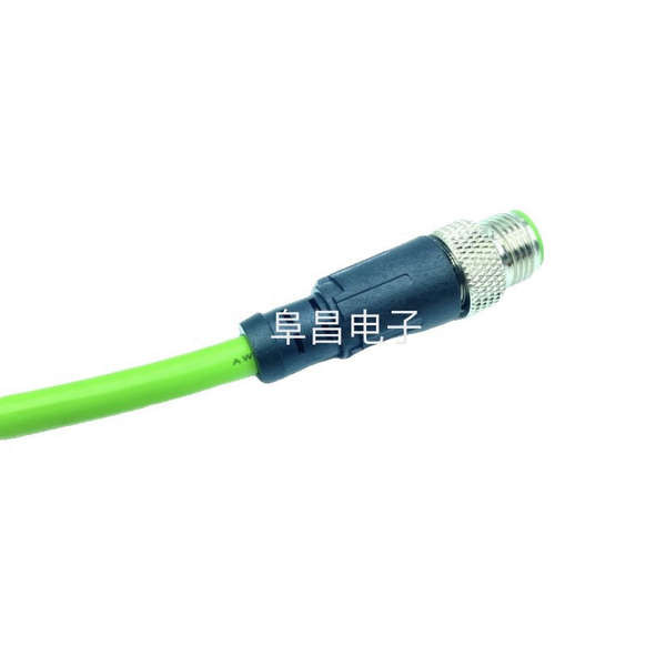Cáp Ethernet Truyền Thông M12 Sang RJ45 4 Pin D Mã Hóa Một Mã Hóa Cắm Hàng Không Chống Nước Camera Công Nghiệp Che Chắn Cáp