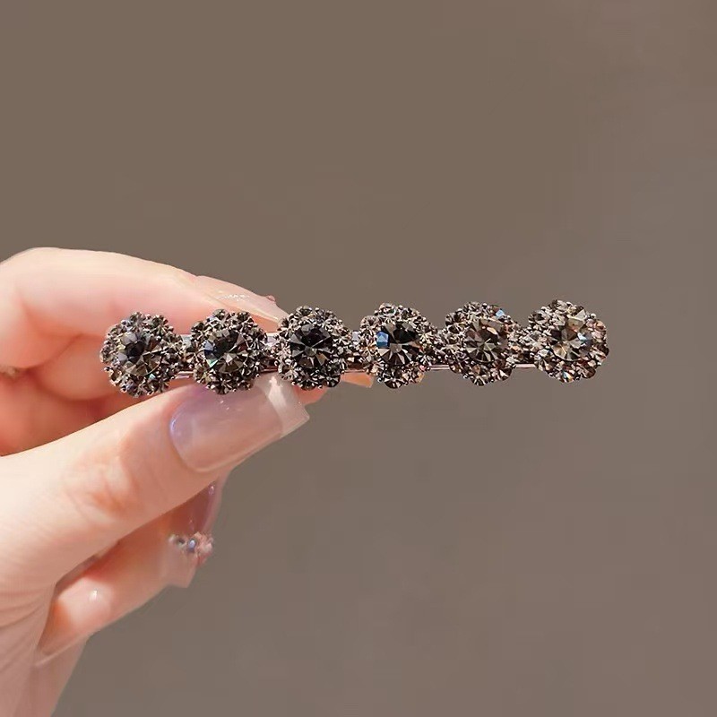 Mauropoli Kẹp Tóc Pha Lê Tinh Tế Hàn Quốc, mỏ vịt, phong cách Mori, kẹp bên nữ, dùng cho tóc gãy/búi