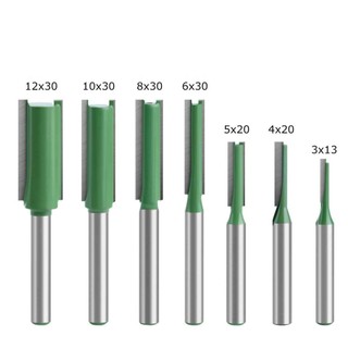Mũi phay gỗ tạo rãnh vuông 1/4 và 6mm, kích cỡ đa dạng SUNND