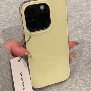 Ốp điện thoại phù hợp cho iPhone Ins mùa hè tươi mới màu sắc đồng nhất tương thích với iPhone 14 iPhone 16 Pro Max ốp điện thoại 15 mẫu mới 13 phụ nữ 12/11 ốp bảo vệ FCWU