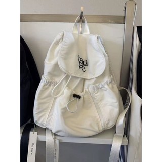 [Giảm giá hấp dẫn] Ba lô Hàn Quốc mới thiết kế niche túi du lịch nylon có dây rút ngoài trời dung tích lớn ba lô nhẹ nhàng 5.5 IBQB