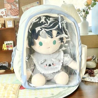 Ba lô itaBag lớn 40CM bằng PVC trong suốt nhiều lớp