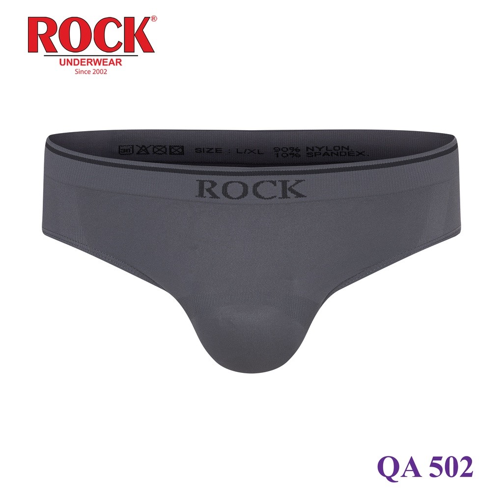 Combo 5 quần lót nam cao cấp ROCK UNDERWEAR SEAMLESS 502 không đường may,co giãn tốt,thoáng mát