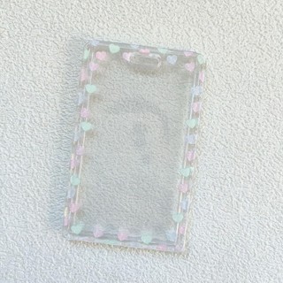Bảo vệ ảnh trong suốt Hộp đựng thẻ Acrylic trong suốt Hộp đựng thẻ trượt hoa cho trường học Màn hình sưu tập