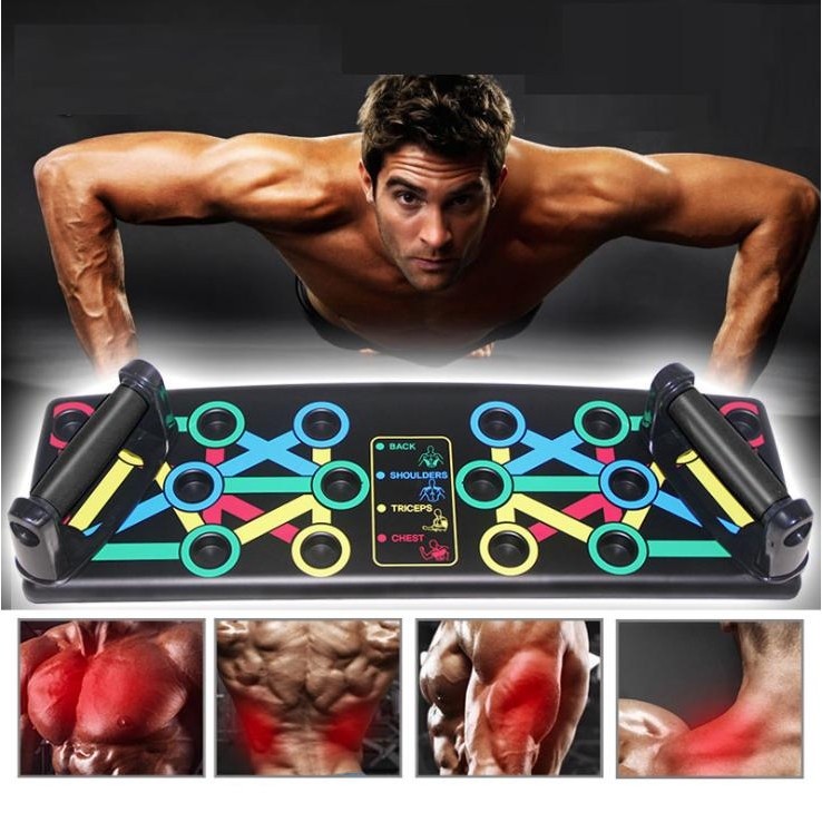Bảng chống đẩy đa năng Push Up Board, dụng cụ hỗ trợ hít đất tập ngực, vai tại nhà