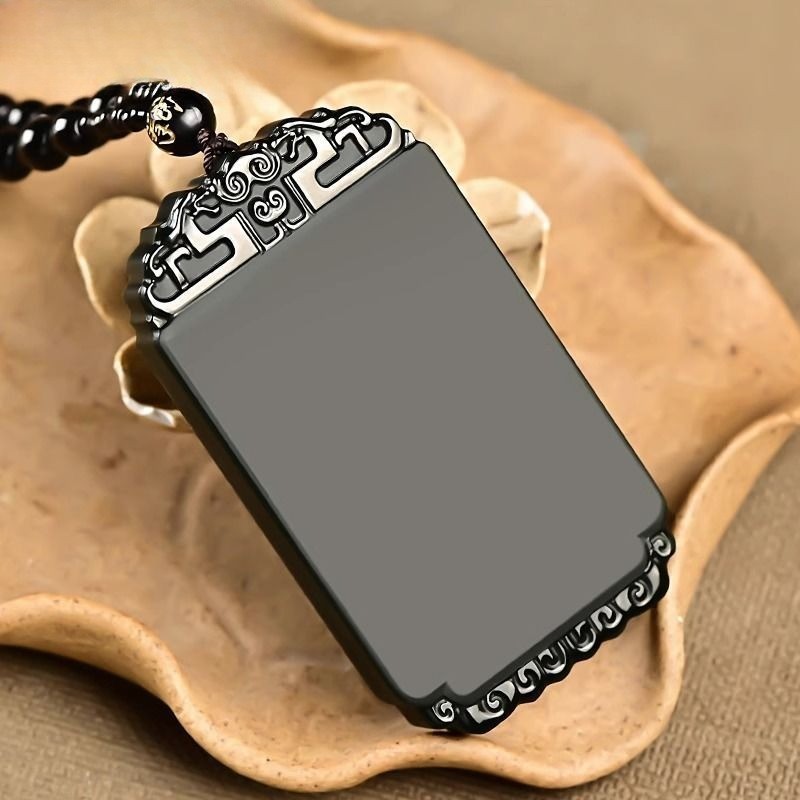 Ngọc Sapphire Tự Nhiên Chùa Sapphire Đám Mây An Toàn Và An Toàn Thương Hiệu Nam Nữ Phong Cách Ngọc Mặt Dây Chuyền Thương Hiệu Ngọc bích Mặt Dây Chuyền