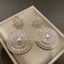 T Tính Khí Thời Trang Đẹp Tính Khí Bông Tai Tròn Zircon Sang Trọng