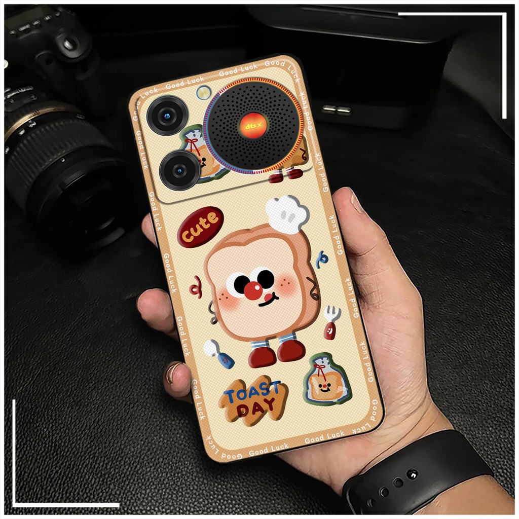 Dễ Thương Bọc Toàn Bộ Ốp lưng ZTE Nubia Ốp Lưng Mềm Bảo Vệ Hoạt Hình Silicon Chống Bụi Bẩn Graffiti TPU Thiết Kế Thời Trang Bền Chống Thấm Nước Túi Điện Thoại Chống Bụi