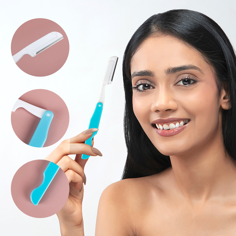 Bộ tông đơ lông mày đa năng 6 / 12 Cái - Dụng cụ tẩy lông an toàn nhẹ nhàng Máy cạo râu mặt