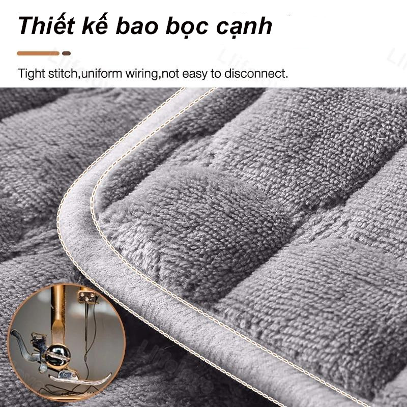 Phong cách Scandinavian Vải Flannel Sofa Đệm Chống Trơn Trượt Dày Phòng Khách Sofa Trang Trí Bao Vải Ấm Bụi Nhung Mềm