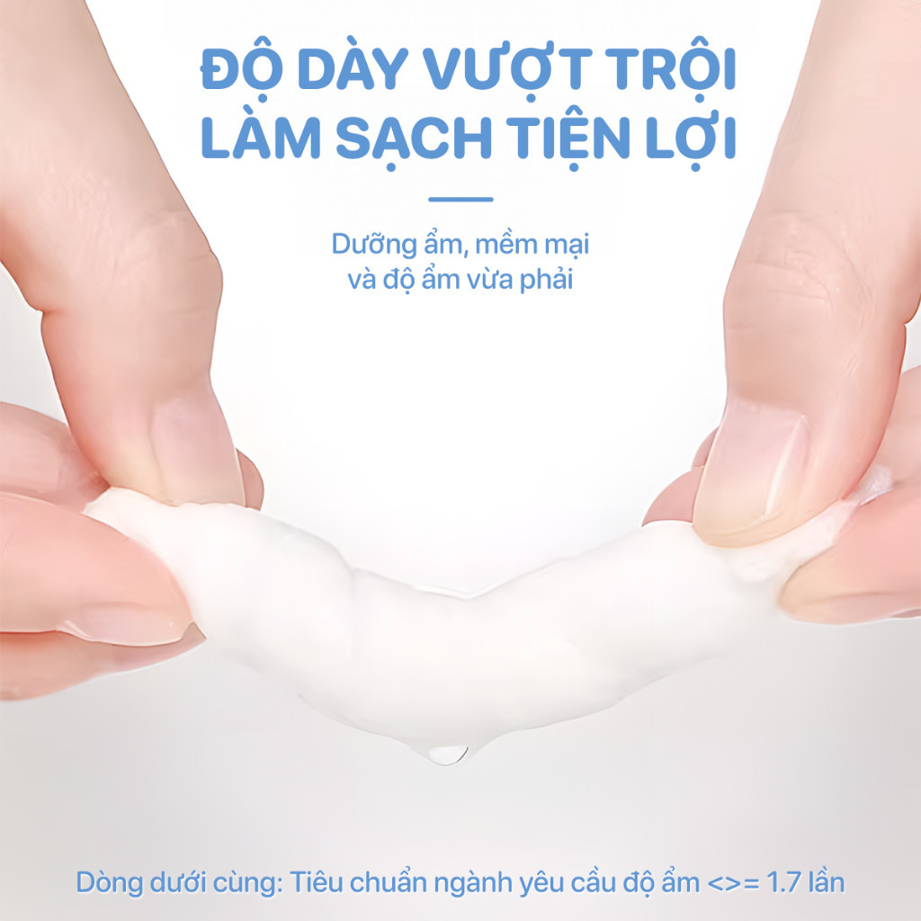 [MẪU MỚI] Thùng 12 bịch khăn ướt cao cấp Topgia 80 tờ không mùi không parabens dành cho em bé