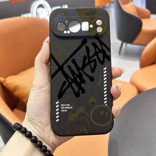 Vỏ TPU Kẹo Cho Google Pixel 3A 3XL 4XL 5XL 5A 6 Pro 6A 7A 7 Pro 8 Pro 8A 9 Pro XL 5G Patter Case Vuông Mềm Silicage No.54